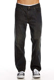 Men's Jeans Regular Fit Straight Leg 5 Pockets Zipper Fly 100% Cotton 14oz Denim Jeans