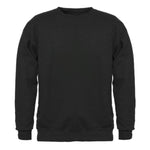 Men's Crew Neck Ultimate Lightweight Fleece Hoodless Sweatshirt Blank Sweater Plain