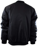 Mens Bomber Jacket Puffy, Warm MA-1 Flight 100% Water Resistant