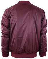 Mens Bomber Jacket Puffy, Warm MA-1 Flight 100% Water Resistant