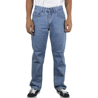 Men's Jeans Regular Fit Straight Leg 5 Pockets Zipper Fly 100% Cotton 14oz Denim Jeans